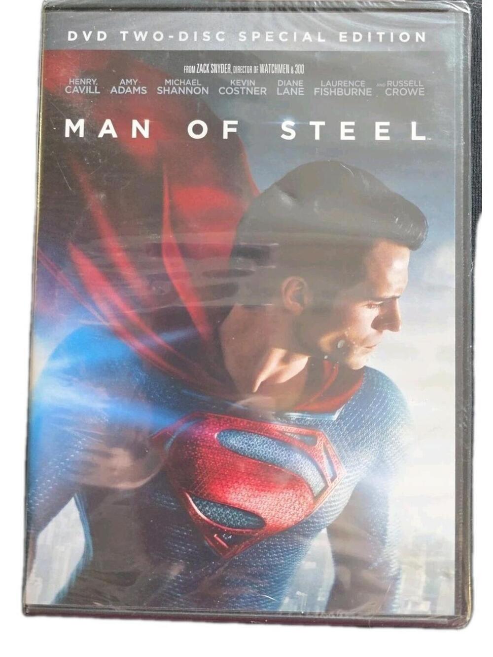 DVD Man of Steel Superman 2 disc Special Edition BRAND NEW Henry Cavill Amy Adam